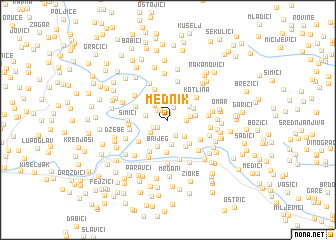 map of Mednik