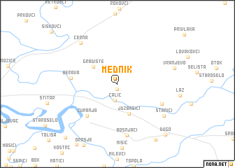 map of Mednik