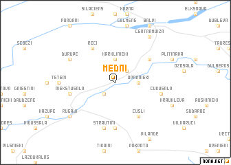 map of Medņi