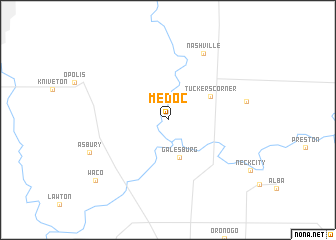 map of Medoc
