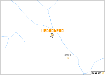 map of Mêdogdêng