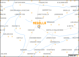 map of Medolla