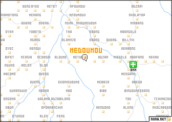 map of Médoumou