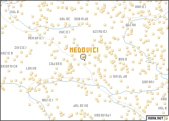 map of Medovići