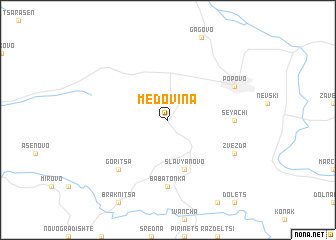 map of Medovina