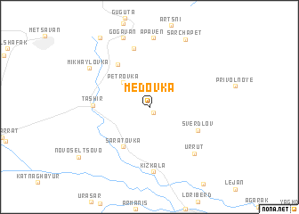 map of Medovka