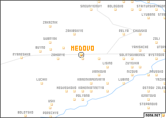 map of Mëdovo