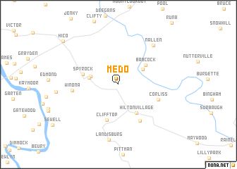 map of Medo