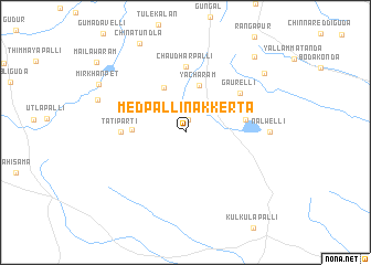 map of Medpalli Nakkerta