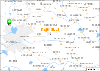 map of Medpalli