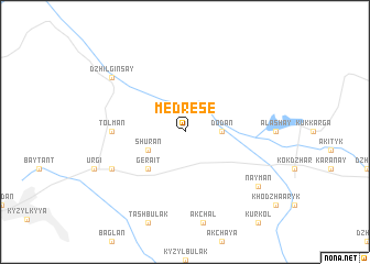 map of Medrese