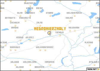 map of Mędromierz Mały