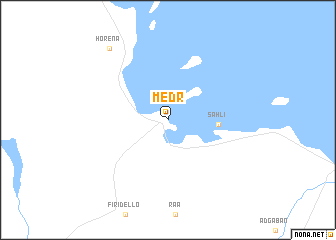 map of Mʼedr