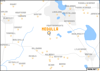 map of Medulla