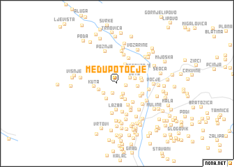 map of Medupotočje