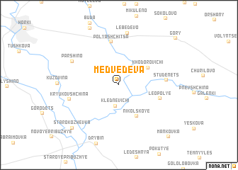 map of Medvedeva