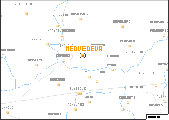 map of Medvedeva