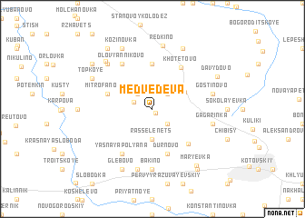 map of Medvedeva