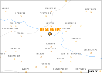 map of Medvedeva