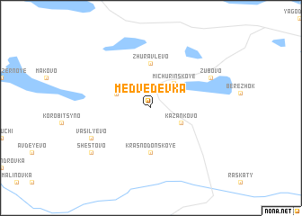 map of Medvedevka