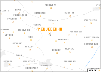 map of Medvedevka