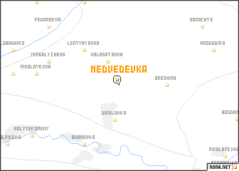 map of Medvedevka