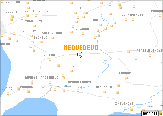 map of Medvedevo