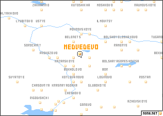 map of Medvedevo