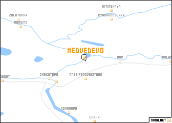 map of Medvedevo