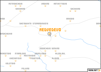 map of Medvedevo