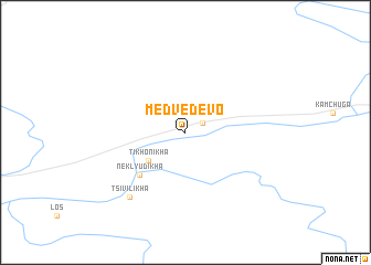 map of Medvedevo