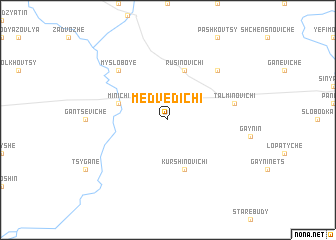 map of Medvedichi