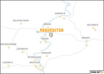map of Medveditsa