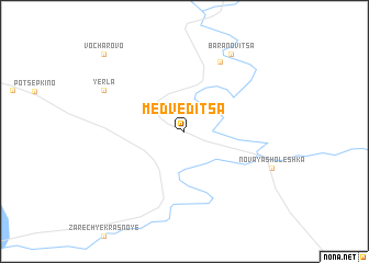 map of Medveditsa