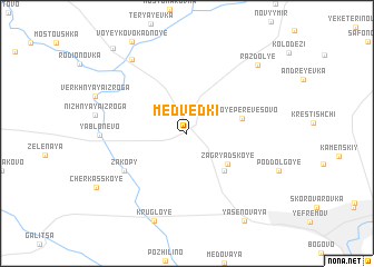 map of Medvedki