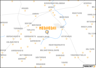 map of Medvedki