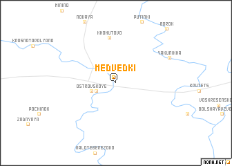 map of Medvedki