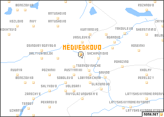 map of Medvedkovo