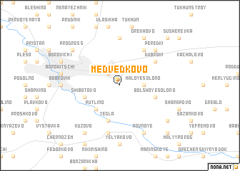 map of Medvedkovo