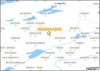 map of Medvedkovo