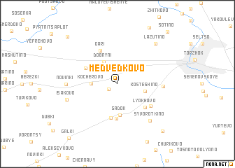 map of Medvedkovo