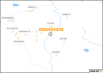 map of Medvedkovo