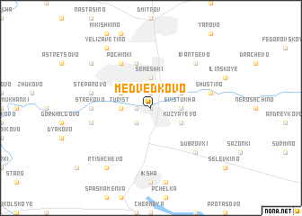 map of Medvedkovo