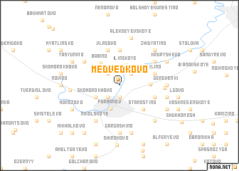 map of Medvedkovo