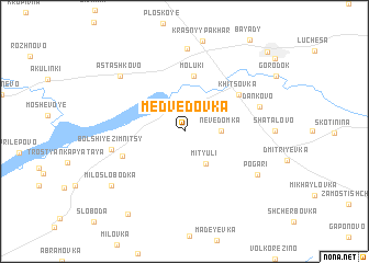 map of Medvedovka