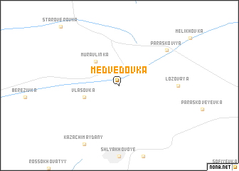 map of Medvedovka