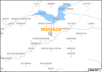 map of Medvedzie