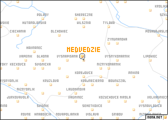 map of Medvedzie