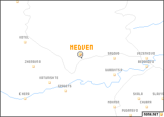 map of Medven