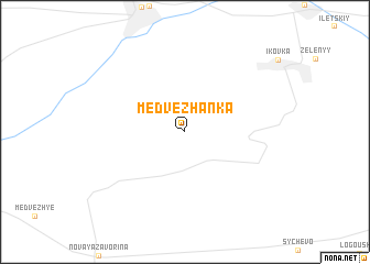 map of Medvezhanka